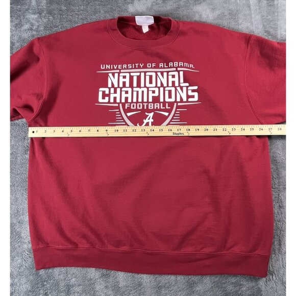Champion University Of Alabama Sweatshirt Mens XXL National Football Champions - Picture 6 of 7